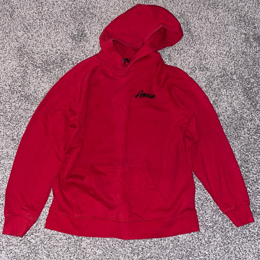 Red Forever 21 Amour hoodie US size M